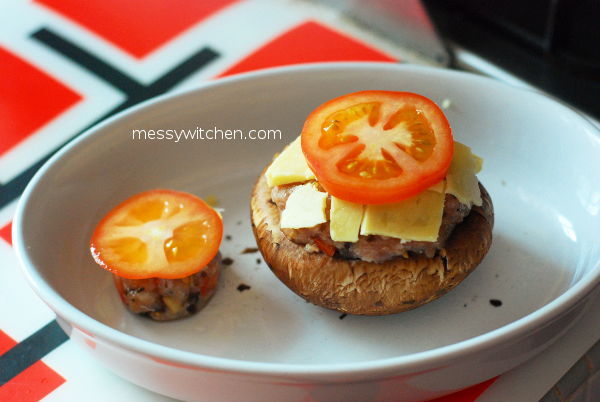 Top With Cheddar & Sliced Tomato